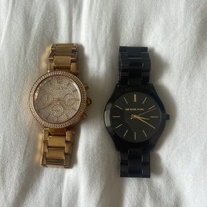 Two Michael Kors watches